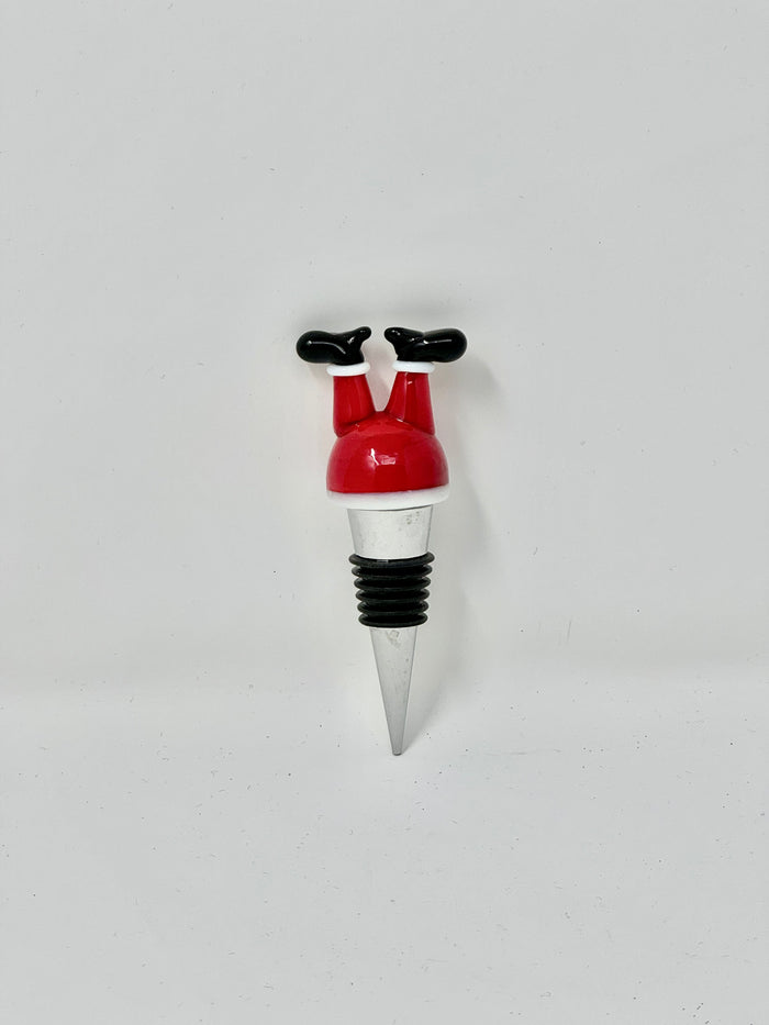 Holiday Glass Wine Stopper - Madison's Niche