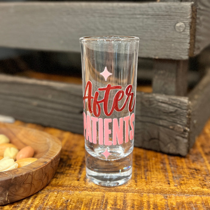 After Patients Shot Glass
