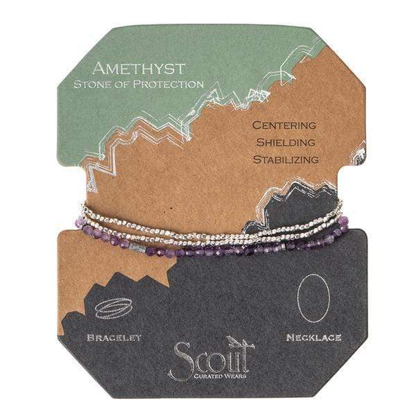 Amethyst Beaded Wrap - Madison's Niche