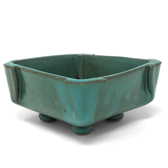 Anthony Stoneware 5-inch Square Footed Dish