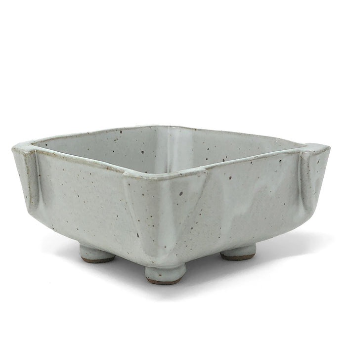 Anthony Stoneware 5-inch Square Footed Dish