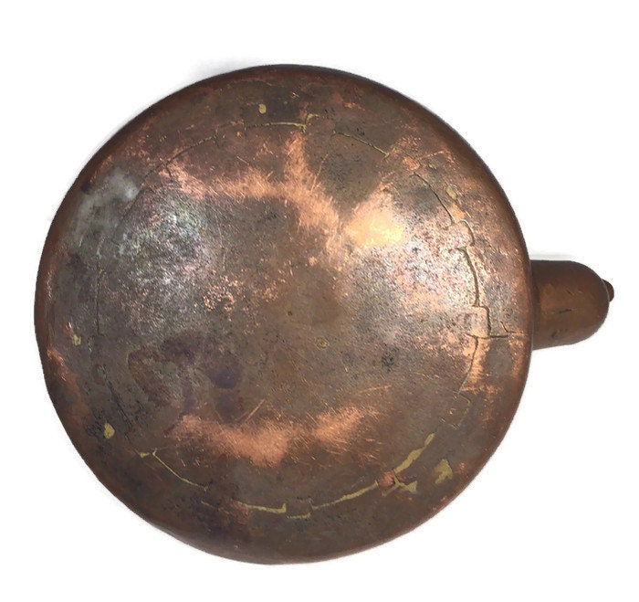 Antique Hand Wrought Copper Tea Kettle at Duckwells