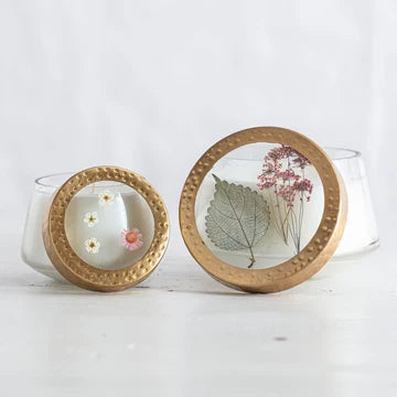 Apricot Rose Glass Candle - Madison's Niche