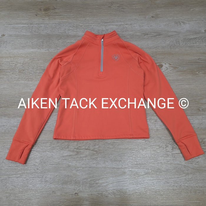Ariat Long Sleeve Fleece Lined 1/4 Zip Jacket, Size Small