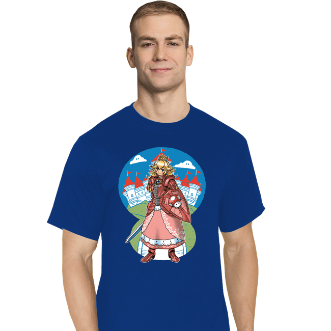 Daily_Deal_Shirts T-Shirts, Tall / Large / Royal Blue Armored Princess
