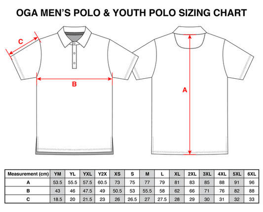 "Banana Patch Night  Blues"  - OGA Youth Polo - Multi Blues