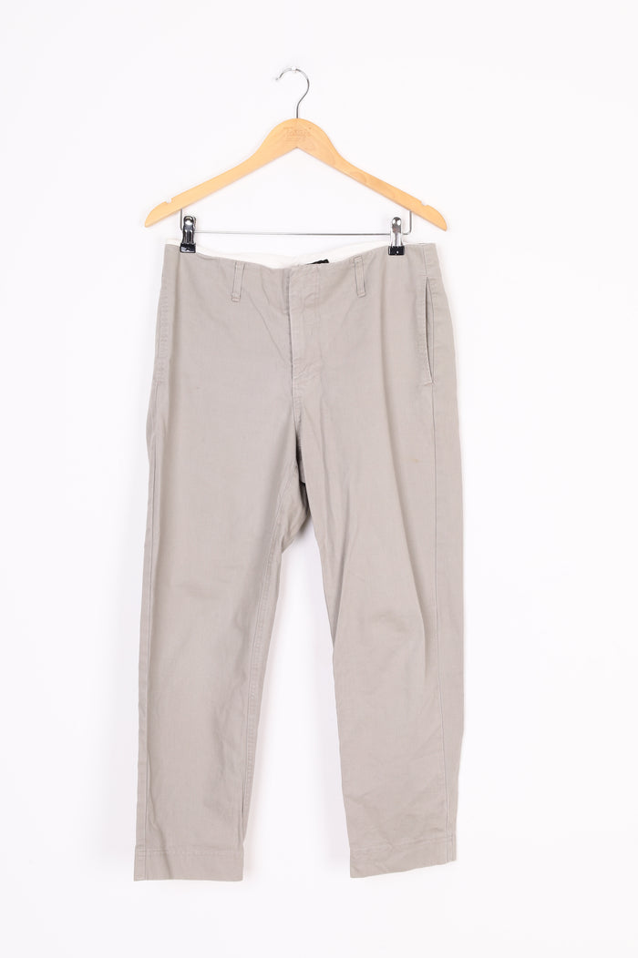 Bassike Womens Grey Pants Size 1