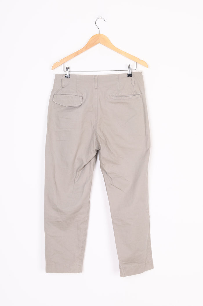 Bassike Womens Grey Pants Size 1