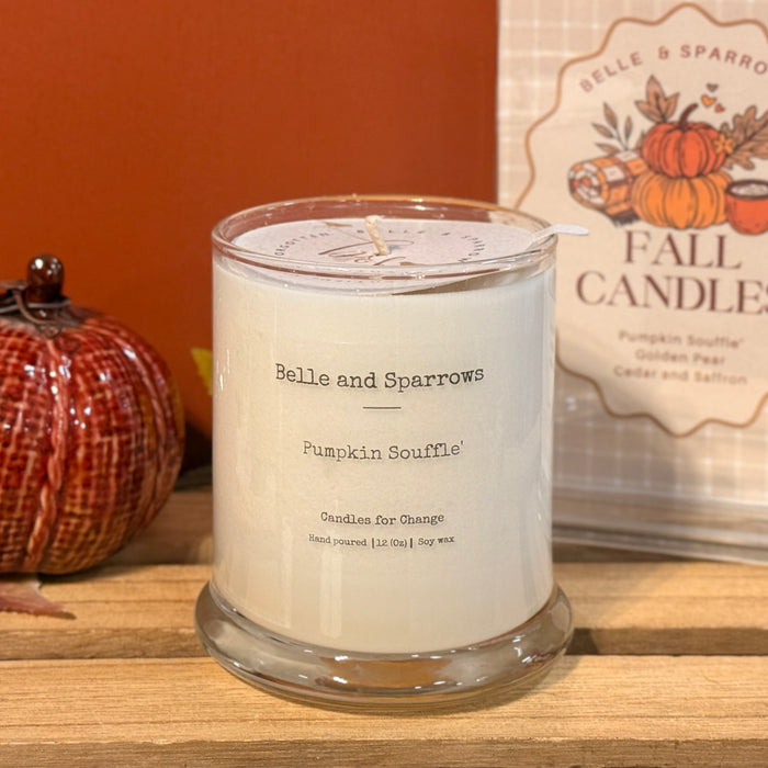 Belle and Sparrows Fall Candle