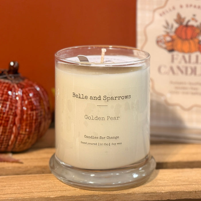 Belle and Sparrows Fall Candle