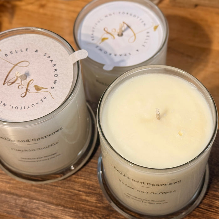 Belle and Sparrows Fall Candle