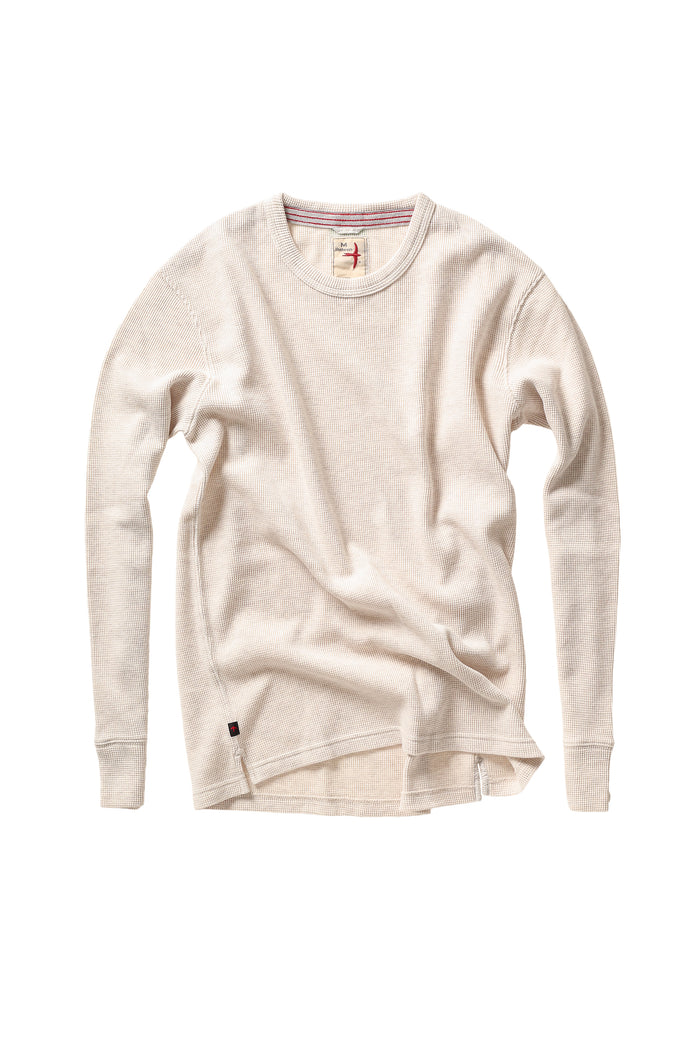 Bi-Waffle Crew - Oatmeal Heather