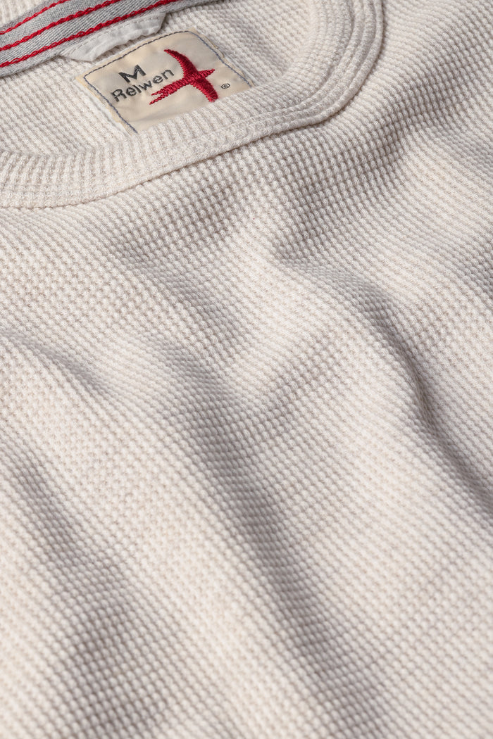 Bi-Waffle Crew - Oatmeal Heather