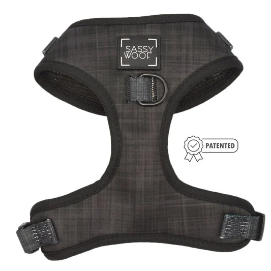 Black Adjustable Harness - Madison's Niche