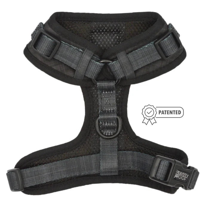 Black Adjustable Harness - Madison's Niche