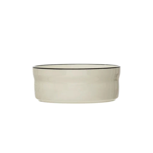 Black Rim Pet Bowl - Madison's Niche
