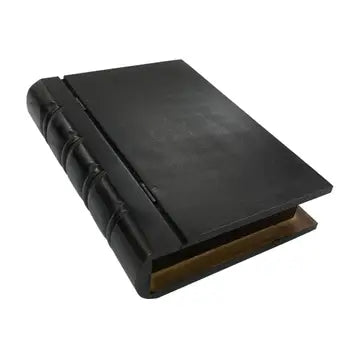 Black Wood Book Box - Madison's Niche
