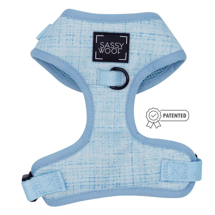 Blue Adjustable Harness - Madison's Niche