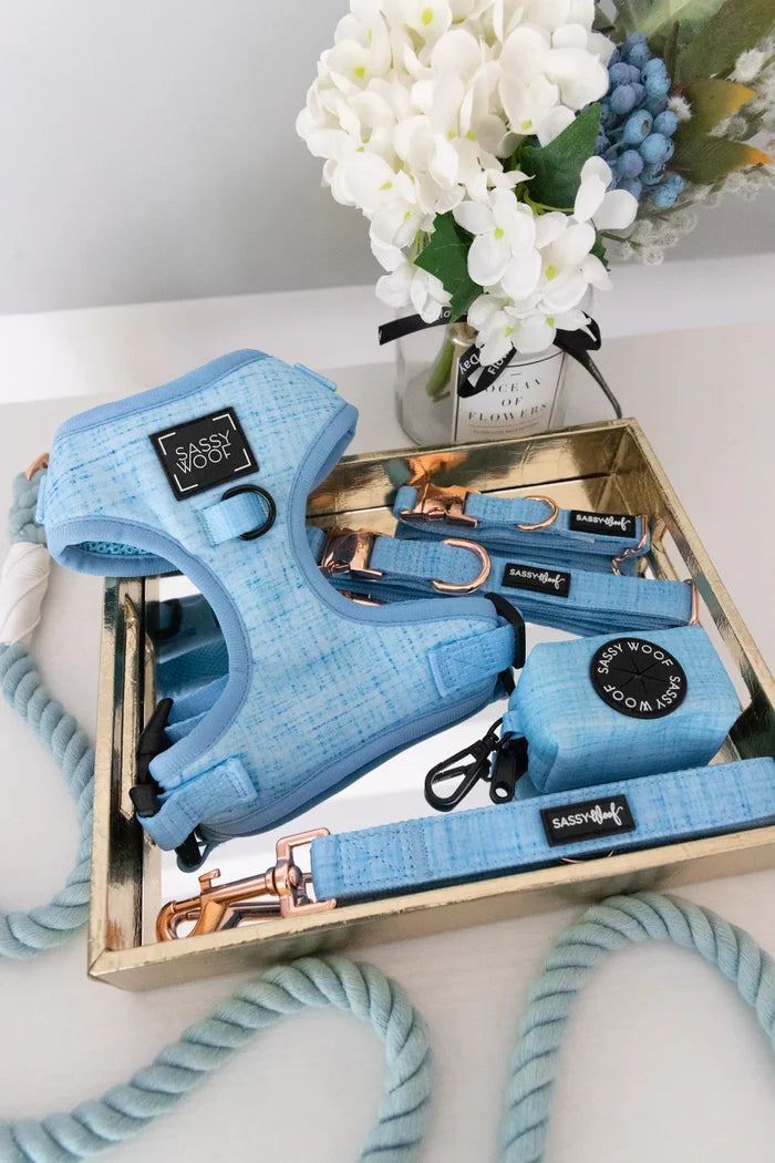 Blue Adjustable Harness - Madison's Niche