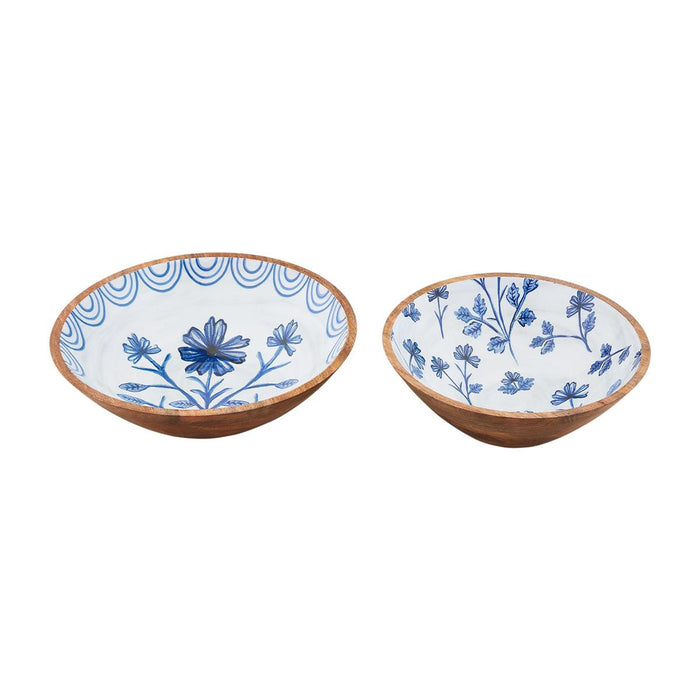 Blue Floral Bowl - Madison's Niche