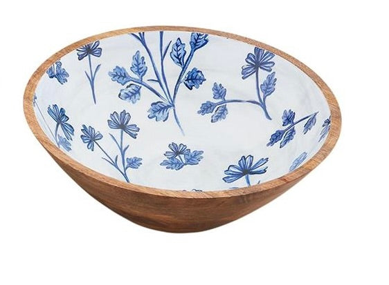 Blue Floral Bowl - Madison's Niche