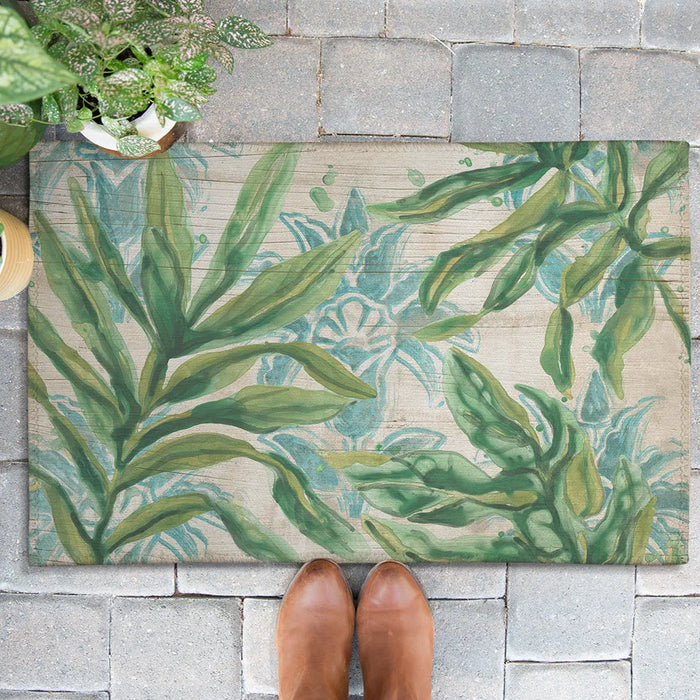 Bohemian Palms Outdoor Door Mat