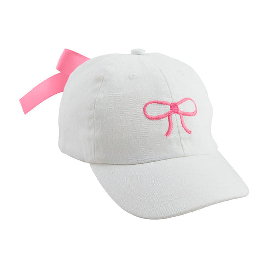 Bow Embroidered Hat - Madison's Niche