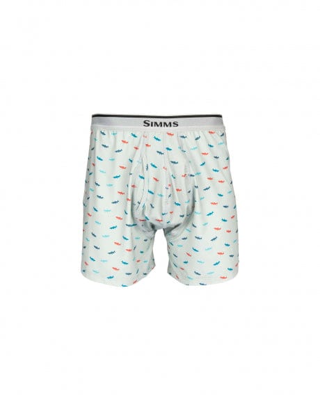 Boxer Simms Trout Critter Sterling / XL Men's Underwear Rivers and Glen Trading Co