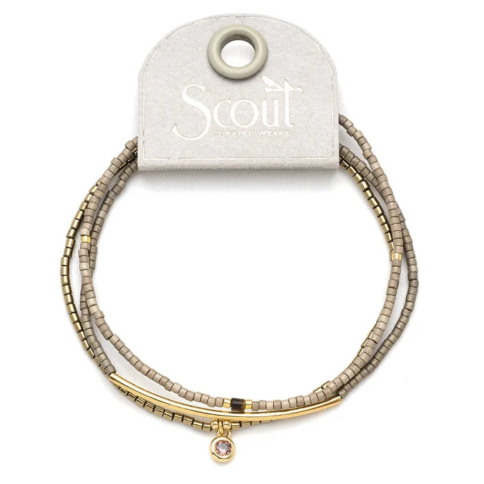 Bracelet Trio- Pewter/Gold - Madison's Niche