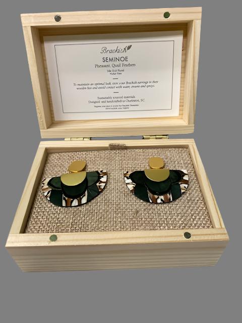 Brackish Seminoe Demi Drop Earring.