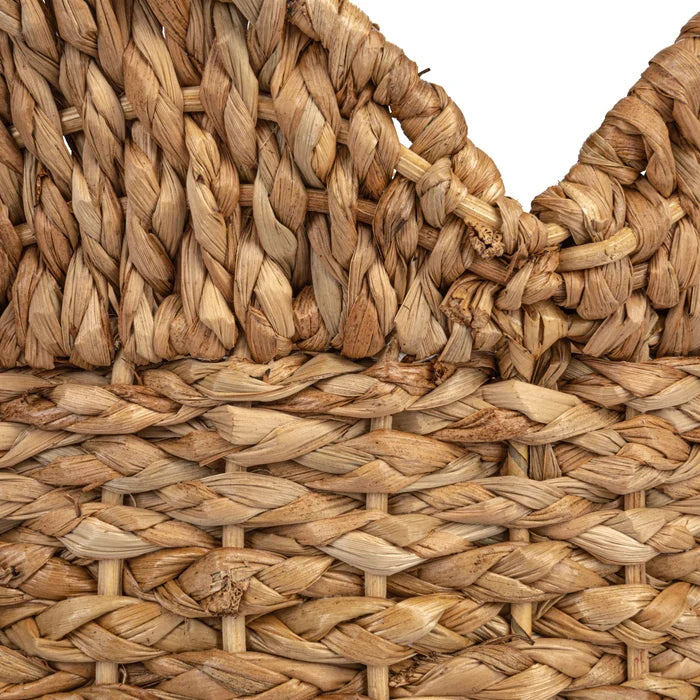 Braided Basket with Scallop Edge - Madison's Niche