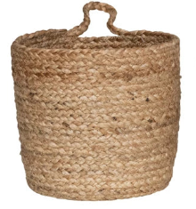 Braided Jute Basket - Madison's Niche