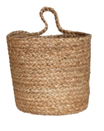 Braided Jute Basket - Madison's Niche