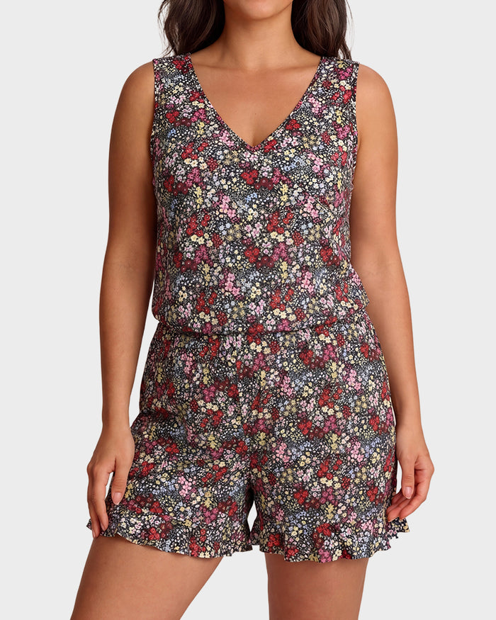 Multi-colored florals / XS