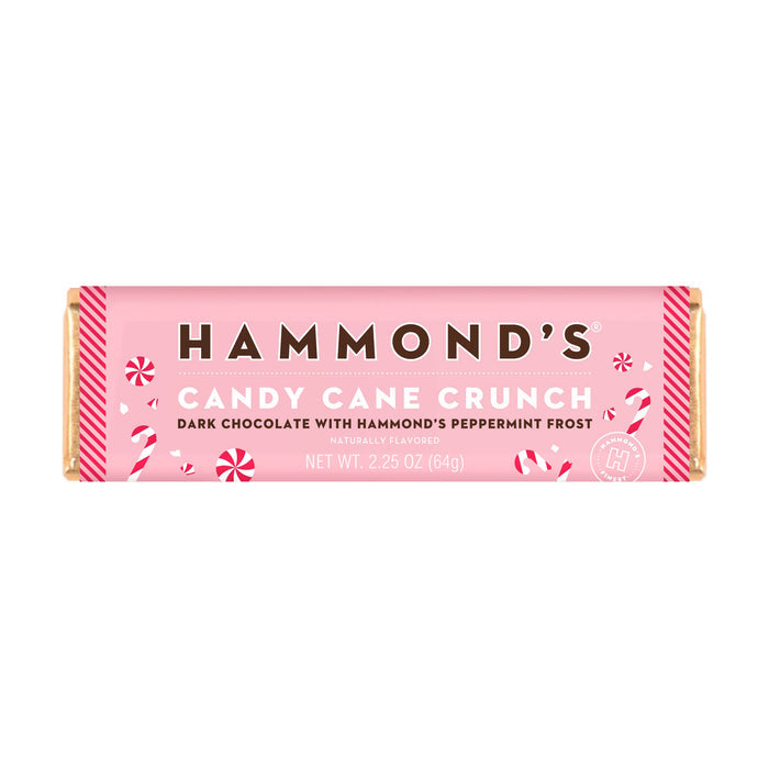 Candy Bar - Dark Chocolate - Candy Cane Crunch - 2.25 oz