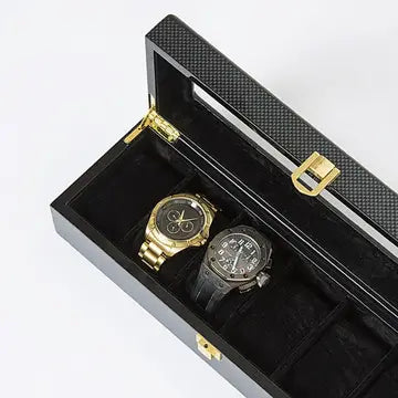 Carbon Fiber Watch Box - Madison's Niche
