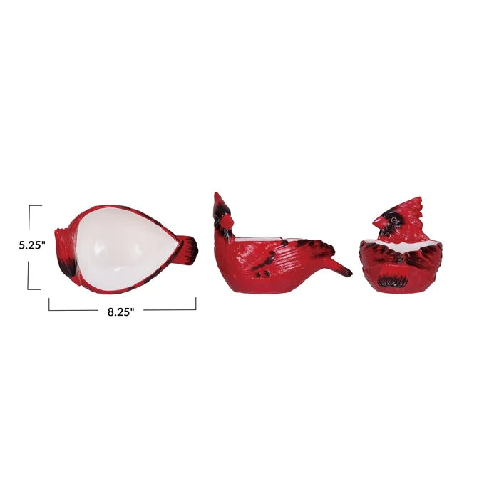 Cardinal Shaped Bowl - Madison's Niche