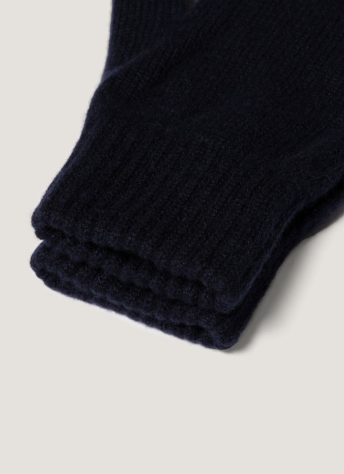 Cashmere Gloves in Navy