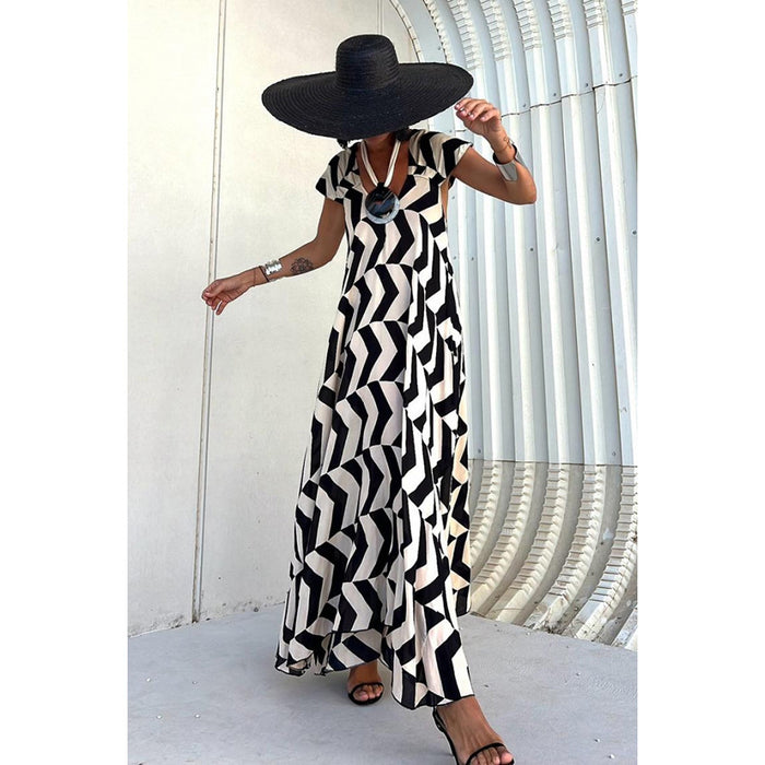 Casual Dress Holiday Women Loose Big Hem Dress for Women