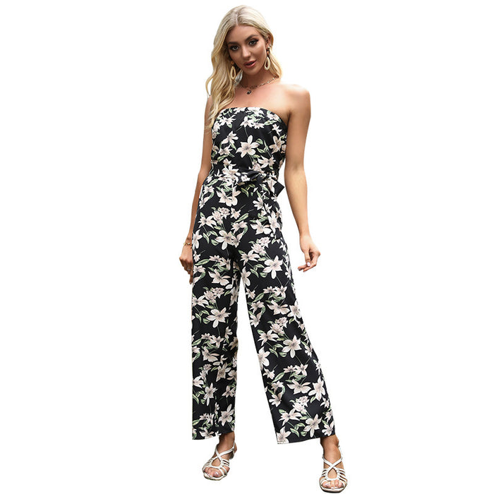 Casual Off Shoulder Jumpsuit