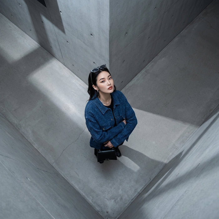 Veste en jean oversize décontractée femme - Mode coréenne