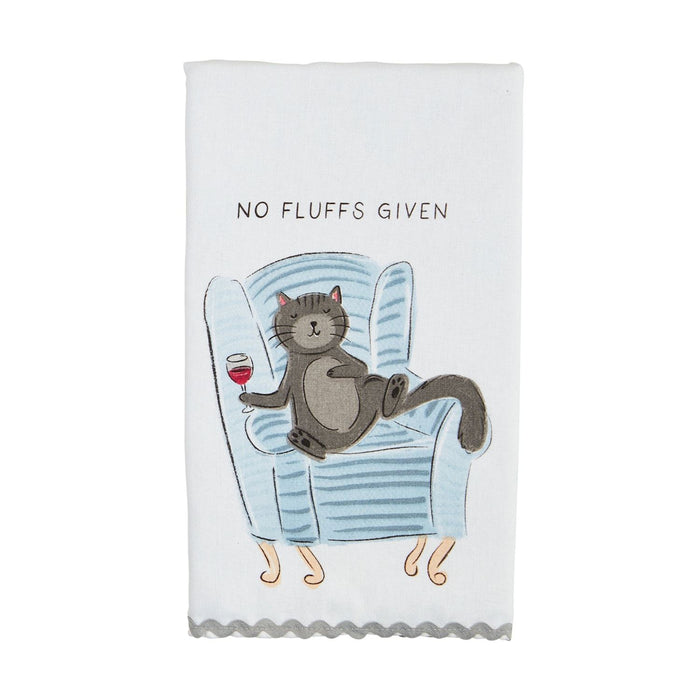 Cat Ric Rac Towel - Madison's Niche