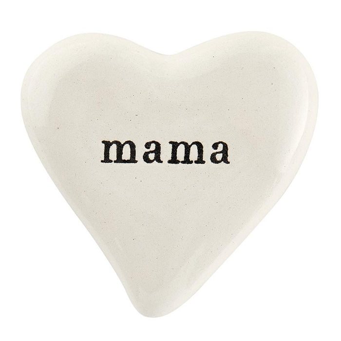 Ceramic Heart - Mama - Madison's Niche