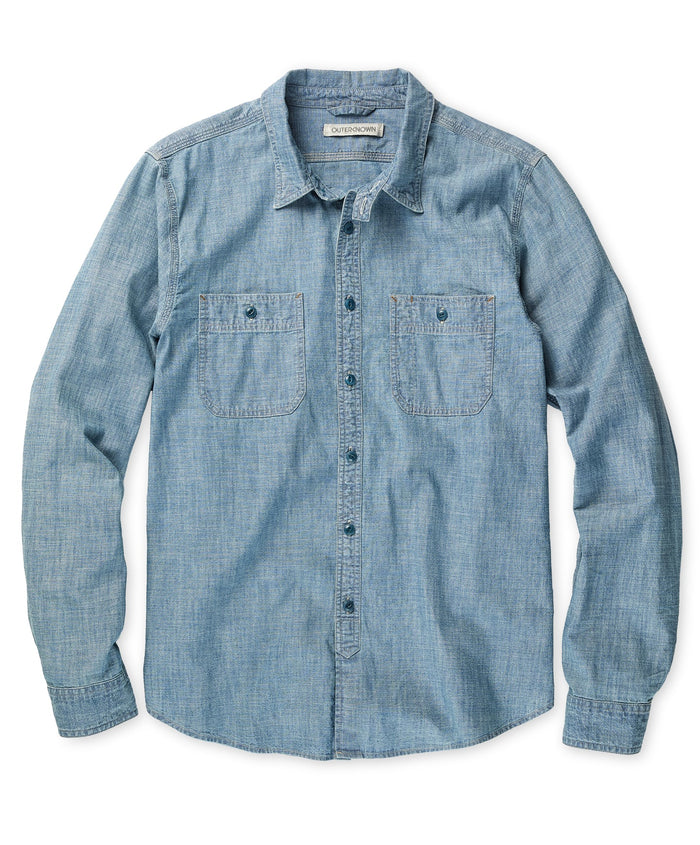 Chambray Utility Shirt - Madison's Niche