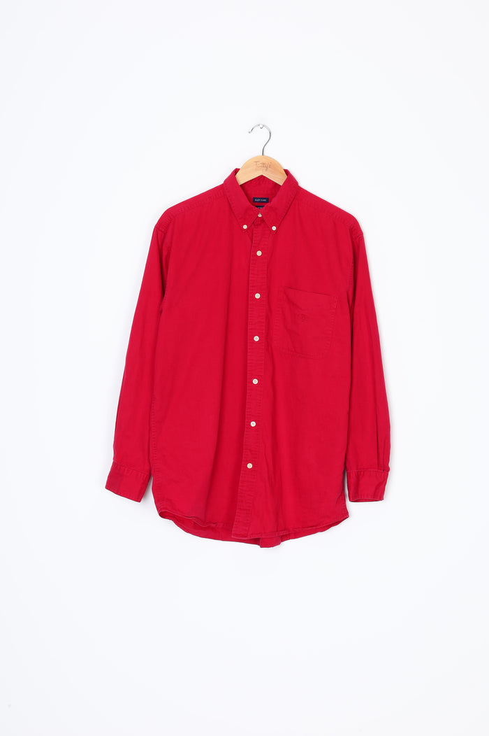 Chaps Mens Red Shirt Size M