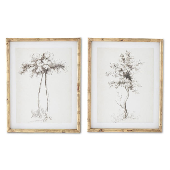 Charcoal Sketched Tree Art - Madison's Niche