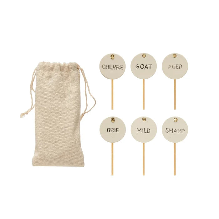 Cheese Markers Set - Madison's Niche