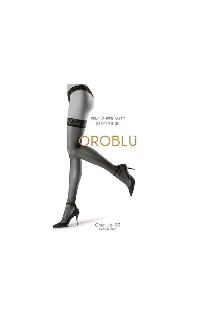 Oroblu tights on a white background