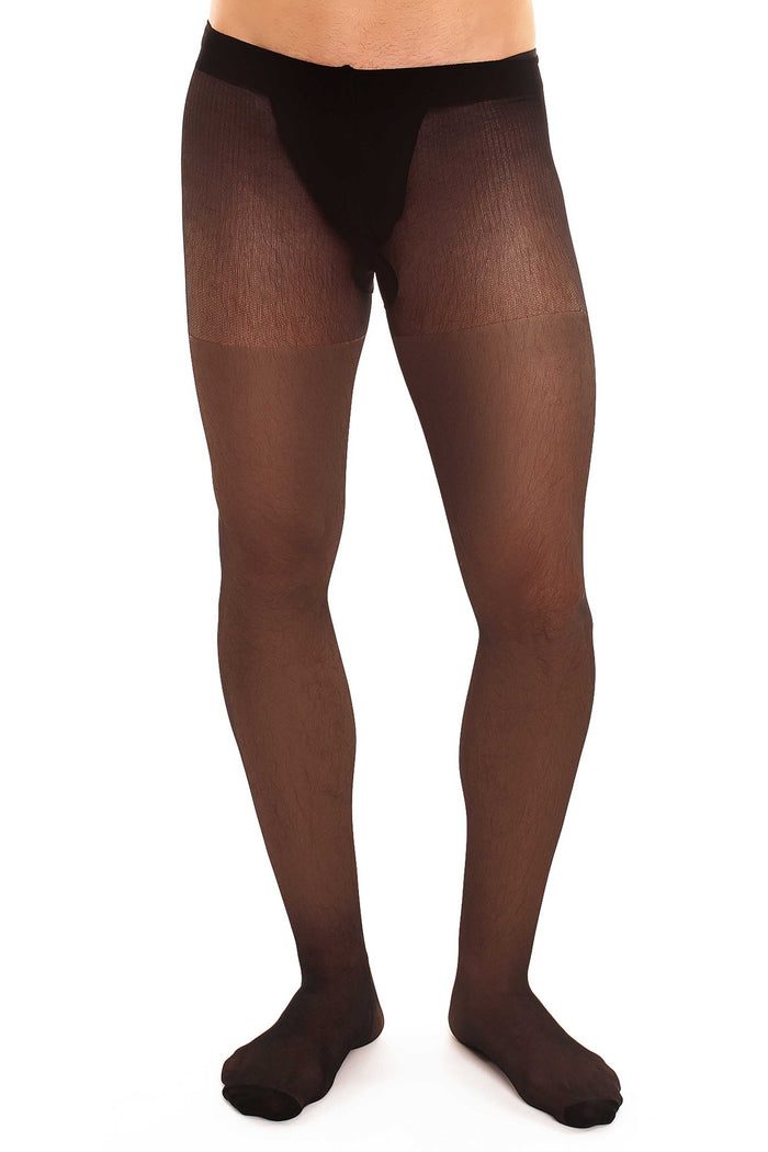 Glamory 50422 Mens 20 Denier Tights in black