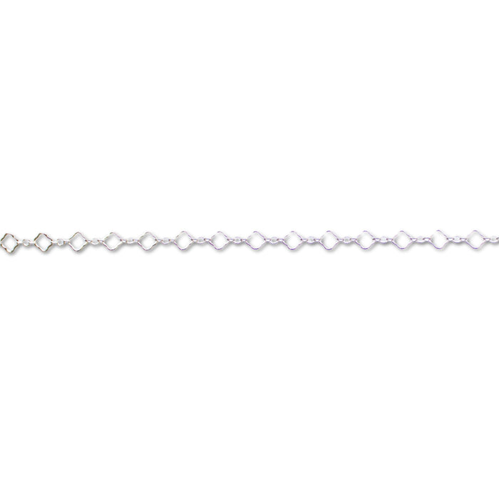 Clover Chain, Sterling Silver By The Bracelet